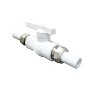 Краны шаровые ПП DN 20-32 PN 25 с двусторонним разъемным соединением белые Valfex купить в Уфе | "Проконсим"