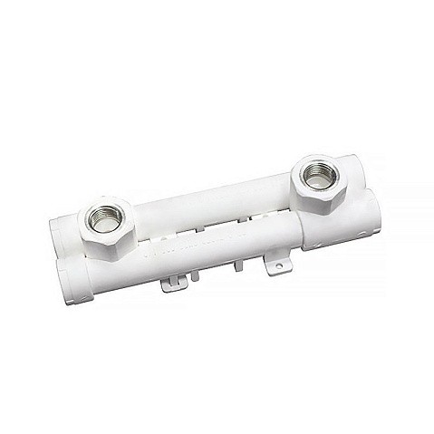 Комплект универсальный настенный ПП 25-1/2'' PN 25 с внутренней резьбой белый VALFEX  купить в Уфе | "Проконсим"