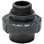 Муфта разборная НПВХ DN 32-1" PN 16 клеевая с наружной резьбой черная Aquaviva BMG32100 купить в Уфе | "Проконсим"