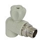 Кран шаровой для радиатора угловой VALFEX 25 PN 25 G-1/2'' серый купить в Уфе | "Проконсим"