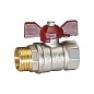 Кран латунный шаровой Temper 88.В-Н.12.Б DN 15 PN 40 бабочка муфта-штуцер купить в Уфе | "Проконсим"