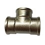 Тройники латунные никелированные DN 15-50 PN 40 муфта-муфта-муфта купить в Уфе | "Проконсим"