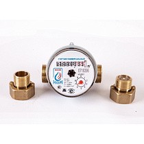 Счетчики горячей воды СВ DN 15-20 PN 16 до 90гр. муфтовые с обратным клапаном ЭКО НОМ купить в Уфе | "Проконсим"
