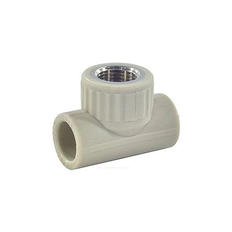 Тройник комбинированный VALFEX 25x25 PN 25 G-1/2'' ВР серый купить в Уфе | "Проконсим"