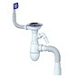 Сифон для мойки Unicorn В435V, 40х50 гибкий отвод, 3 1/2'' х40 с отводом для стиральной машины, прямоугольный перелив купить в Уфе | "Проконсим"