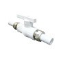 Кран шаровой полнопроходной VALFEX 20 PN 25 с двусторонним разъемным соединением белый купить в Уфе | "Проконсим"