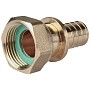 Муфты латунные для PEX труб DN 16-32 PN 10 с накидной гайкой под надвижную гильзу Hipex купить в Уфе | "Проконсим"