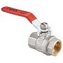 Кран латунный шаровой MVI BV.511 DN 15 PN 40 никелированный полнопроходной муфта-муфта рычаг купить в Уфе | "Проконсим"
