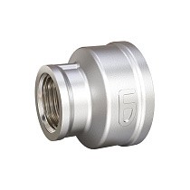  Муфты латунные DN 50-40 PN 40 никелированные муфта-муфта переходные LD Pride Ду  Дн 40х1 1/2" Ру  соед. (930270028) со склада Проконсим в Уфе