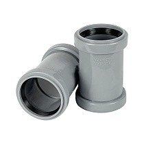 Муфта двухраструбная VALFEX DN -50 для внутренней канализации соединительная с перегородкой купить в Уфе | "Проконсим"