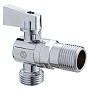 Кран латунный шаровой угловой MVI BV.463 DN 15-15 PN 10 штуцер бабочка