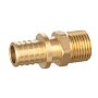 Муфта латунная для PEX DN 25 с наружной резьбой 1'' под надвижную гильзу PLP купить в Уфе | "Проконсим"