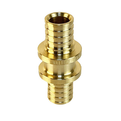 Муфты латунные для PEX труб DN 16-20 PN 16 под надвижную гильзу Valfex VF.403.AF купить в Уфе | "Проконсим"