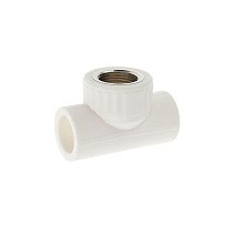 Тройники ПП DN 20-40 PN 25 комбинированные с внутренней резьбой белые PlasticPro купить в Уфе | "Проконсим"