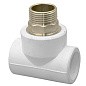 Тройник комбинированный ПП 50-1 1/2'' PN 25 под ключ с наружной резьбой белый РТП 10761 купить в Уфе | "Проконсим"