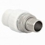 Муфта для радиатора ПП 20-1/2'' PN 25 с американкой белая РТП 14630 купить в Уфе | "Проконсим"