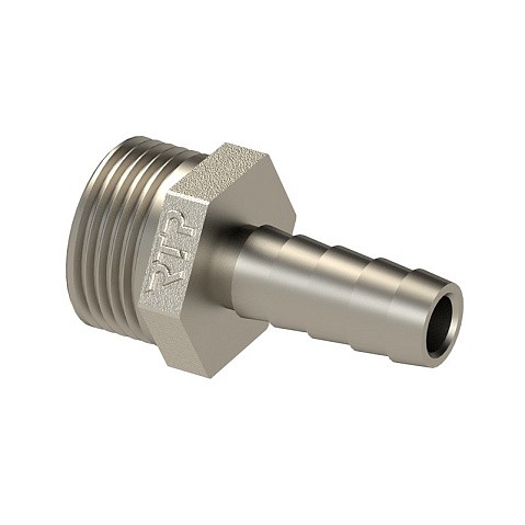 Штуцер никелированный DN 20 PN 40 НР3/4'' с ершом под шланг d20мм прямой купить в Уфе | "Проконсим"
