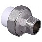 Муфта комбинированная ПП 32-3/4'' PN 25 разъёмная с наружной резьбой белая VALFEX  купить в Уфе | "Проконсим"
