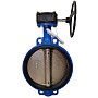Затвор дисковый поворотный 32ч501р DN 150 PN 16 межфланцевый с диском из чугуна уплотнение-EPDM с редуктором СИБЗТА купить в Уфе | "Проконсим"