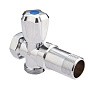 Вентиль латунный проходной MVI BV.460 DN 15 +отверстие 20 PN 10 удлиненный хромированный муфта-штуцер маховик купить в Уфе | "Проконсим"