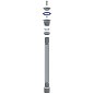Сифон гофрированный Unicorn D240Р, 40х50 гибкий отвод, 1 1/2'' х40 пластиковая чашка, 1500мм купить в Уфе | "Проконсим"