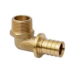  Угольник латунный под надвижную гильзу PEX-НР 20-1/2'' MVI SF.432.0504 (922102362) со склада Проконсим в Уфе