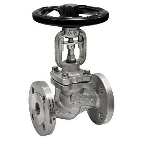 Клапаны запорные DN 15-400 PN 16 нержавеющая сталь с сильфонным уплотнением фланцевые АСТА В343 купить в Уфе | "Проконсим" Клапаны запорные DN 15-400 PN 16 нержавеющая сталь с сильфонным уплотнением фланцевые АСТА В343 купить в Уфе | "Проконсим"