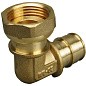 Угольник латунный для PEX труб 16-1/2'' PN 10 OP под надвижную гильзу с накидной гайкой ONE PLUS купить в Уфе | "Проконсим"