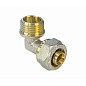 Угольник латунный для PEX труб 20-1/2'' PN 10 обжимной никелированный Valfex VF.352.N  купить в Уфе | "Проконсим"
