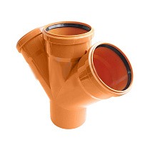 Крестовины DN 110x110x110 45гр. рыжая VALFEX купить в Уфе | "Проконсим"