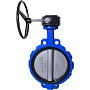 Затвор дисковый поворотный 32ч301р DN 300 PN 16 межфланцевый с диском из чугуна уплотнение-EPDM редуктор ЛМЗ Семенов купить в Уфе | "Проконсим"