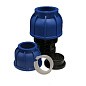 Муфта компрессионная переходная ПНД DN 50-40 PN 16 обжимной для ПЭ труб 20-40гр. Кудиновский трубный завод купить в Уфе | "Проконсим"