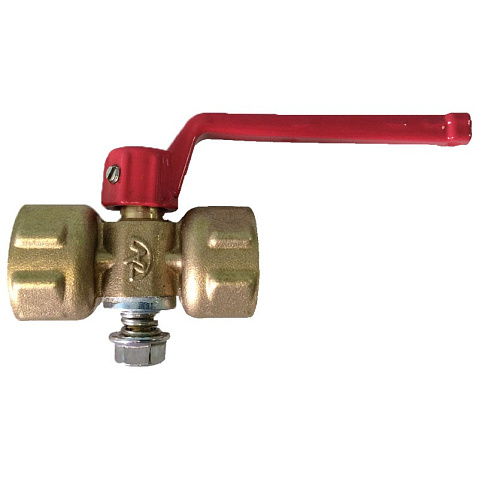 Кран латунный шаровой 11Б18бк(у)2 DN 15 PN 16 под манометр G1/2''хG1/2'' без контрольного фланца муфта-муфта рычаг Пензапромарматура купить в Уфе | "Проконсим"