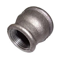  Муфта чугунная DN 20-50 PN 16 оцинкованная переходная Ду   Дн 40 1 1/2" Ру  соед. (212200608) со склада Проконсим в Уфе