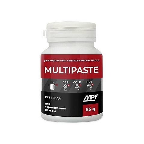 Паста уплотнительная универсальная флакон 65гр Multipaste купить в Уфе | "Проконсим"
