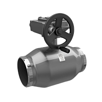 Краны стальные шаровые цельносварные DN 150-350 PN 16-25 полнопроходные приварные с редуктором LD купить в Уфе | "Проконсим"
