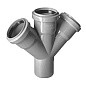 Крестовина ПП для канализации косая 45гр. 50- 50- 50 Valfex купить в Уфе | "Проконсим"