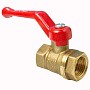Краны латунные шаровые 11Б27фт1М DN 15-50 PN 40 рычаг муфта-муфта Valfex.214 купить в Уфе | "Проконсим"