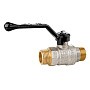 Краны латунные шаровые DN 15-25 PN 40 никелированные рычаг штуцер-штуцер LD Pride 47.305 купить в Уфе | "Проконсим"