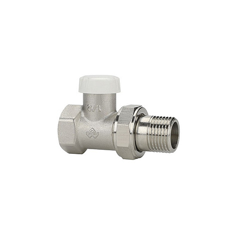 Клапан радиаторный VARMEGA VM10301 DN15 PN10 прямой настроечный G-1/2'' муфта-штуцер купить в Уфе | "Проконсим"