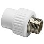 Муфта комбинированная ПП 20-3/4'' PN 25 с наружной резьбой белая VALFEX  купить в Уфе | "Проконсим"