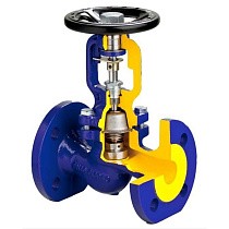 Клапаны сильфонные DN 15-250 PN 16 чугунные до 300гр. фланцевые Zetkama zBEL.234A купить в Уфе | "Проконсим"