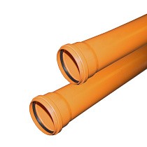  Трубы полипропиленовые DN 110-160 для наружной канализации рыжие VALFEX  исп. стандарт. (924021001) со склада Проконсим в Уфе