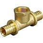 Тройники латунные для PEX труб DN 16-25 PN 10 под надвижную гильзу с внутренней резьбой ONE PLUS купить в Уфе | "Проконсим"