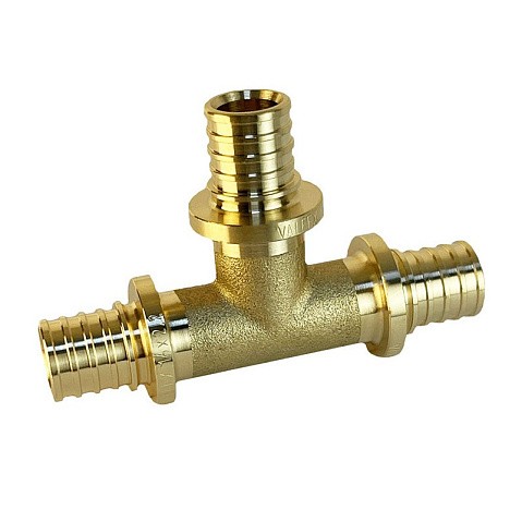 Тройники латунные для PEX труб DN 16-20 PN 16 под надвижную гильзу Valfex VF.431.AF купить в Уфе | "Проконсим" Тройники латунные для PEX труб DN 16-20 PN 16 под надвижную гильзу Valfex VF.431.AF купить в Уфе | "Проконсим"