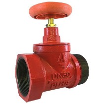 Клапан пожарный DN 50-65 PN 16 прямой комбинированный КПКП муфта-штуцер Апогей купить в Уфе | "Проконсим"