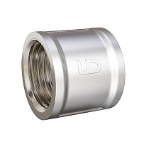  Муфты латунные DN 15-50 PN 40 никелированные муфта-муфта LD Pride Ду  Дн 50х2" Ру  соед. (930270017) со склада Проконсим в Уфе