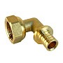 Угольник латунный для PEX труб 16-1/2'' PN 16 S-2,2мм под надвижную гильзу Valfex VF.455.AF купить в Уфе | "Проконсим"