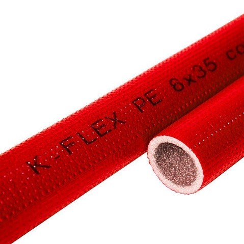 Трубка теплоизоляционная K-FLEX COMPACT RED, DN 15 толщина 9мм от -40 до +95°C длина 2м купить в Уфе | "Проконсим"
