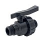 Кран шаровый ПЭ резьбовой НР-НР DN 1 1/2'' PN 10 купить в Уфе | "Проконсим"